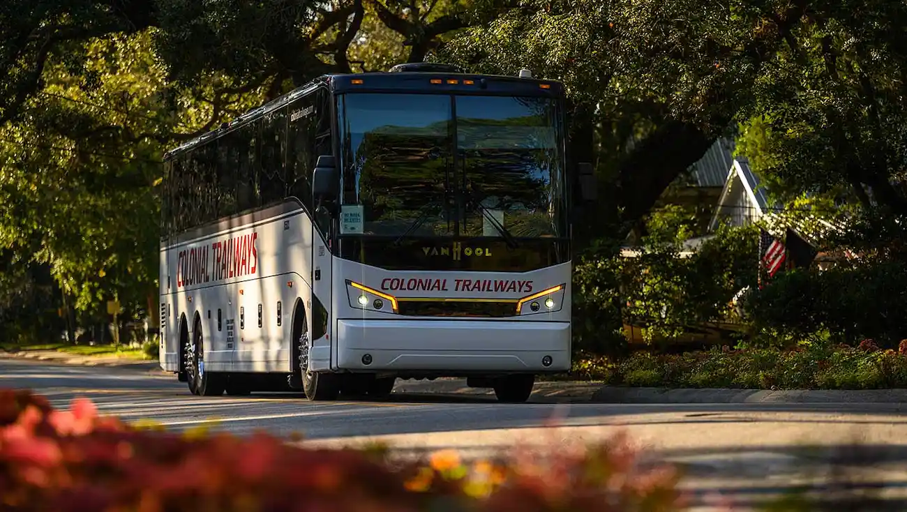 Capital and Colonial Trailways charter bus service in fairhope alabama.